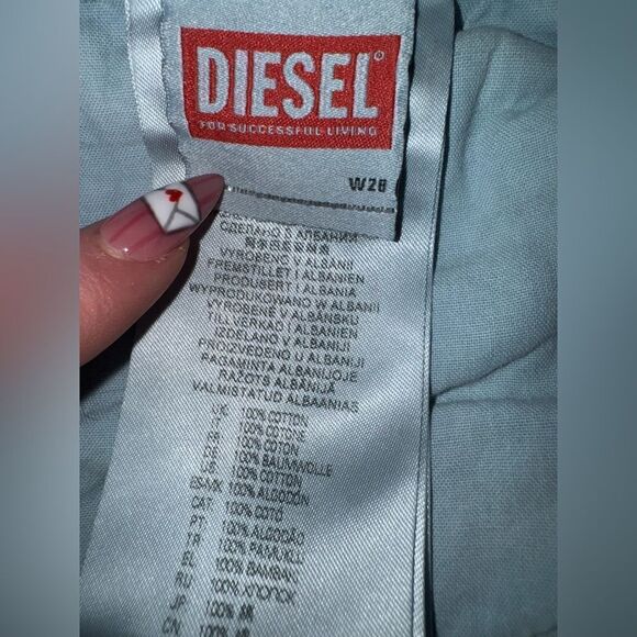 Diesel NWT D-VISION EMAT Straight Leg Denim Jeans Size 28 - Picture 11 of 11